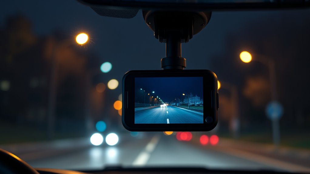 night vision dash camera features