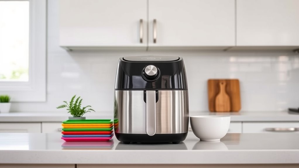 optimal air fryer placement and storage