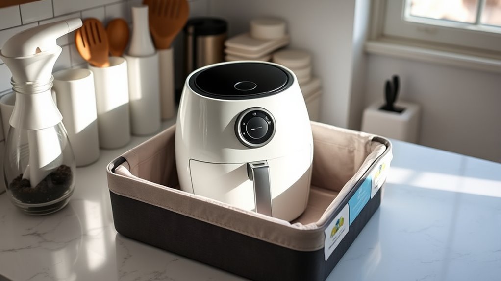 proper air fryer storage