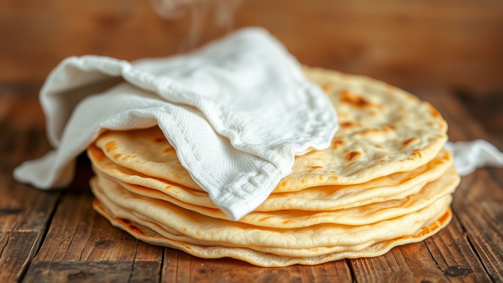 proper tortilla storage and reheating