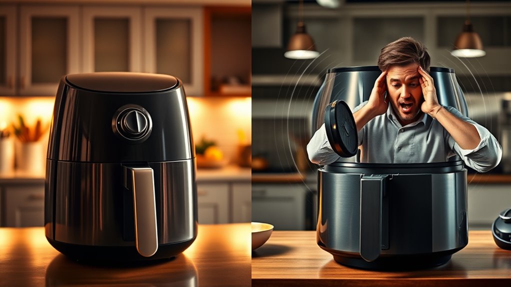 quiet insulated air fryer