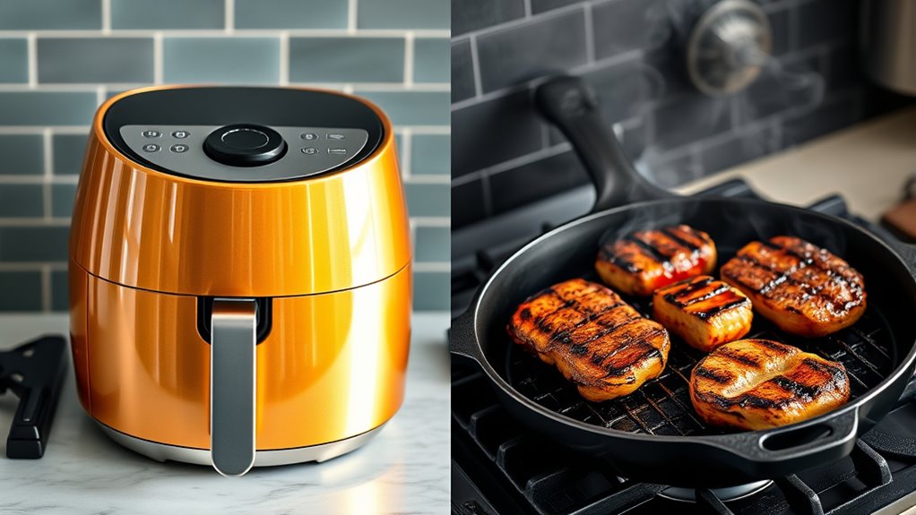 seared flavor crispy convenience