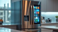 smart refrigerators with touchscreens