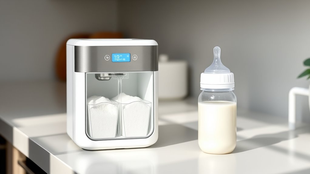 temperature controlled formula dispenser