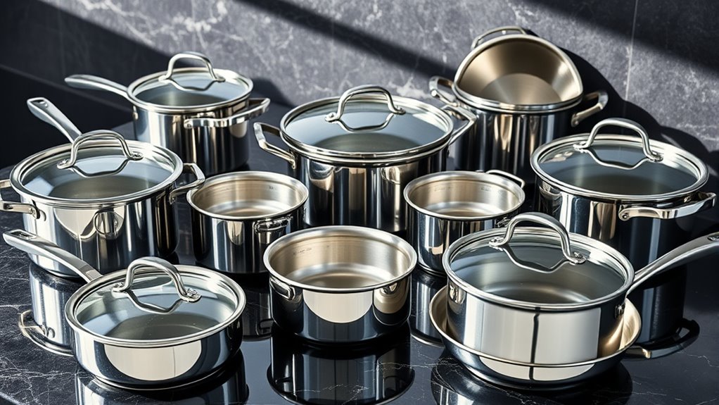 top stainless steel cookware