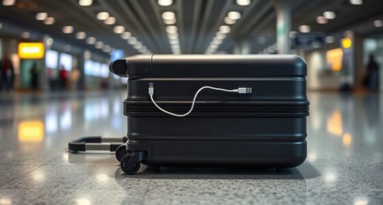 travel friendly luggage with charging