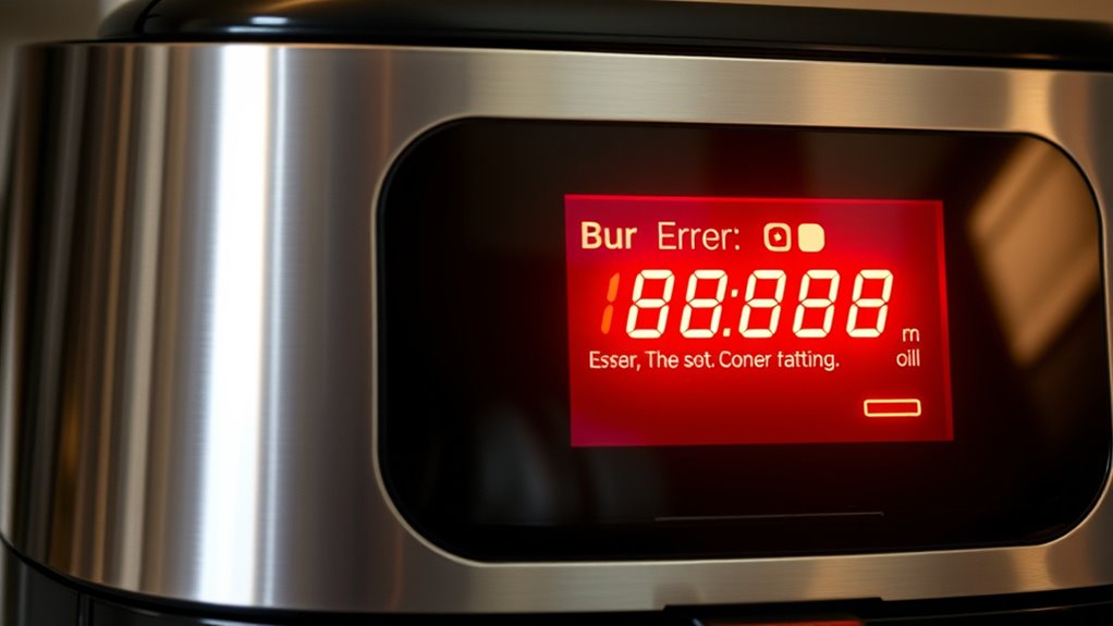 troubleshooting air fryer errors