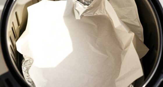 use foil and parchment carefully