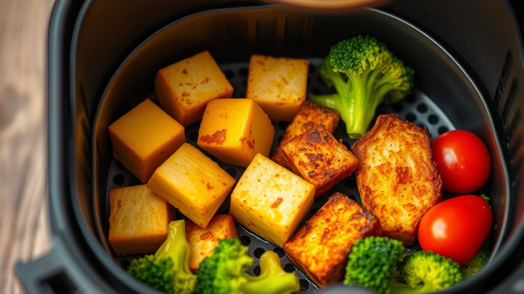 vegetarian air fryer proteins