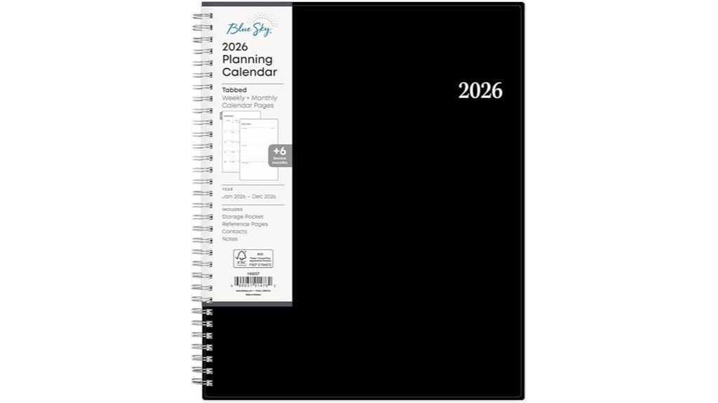 2026 weekly monthly planner
