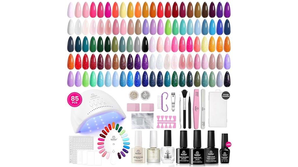 85 piece nail polish set