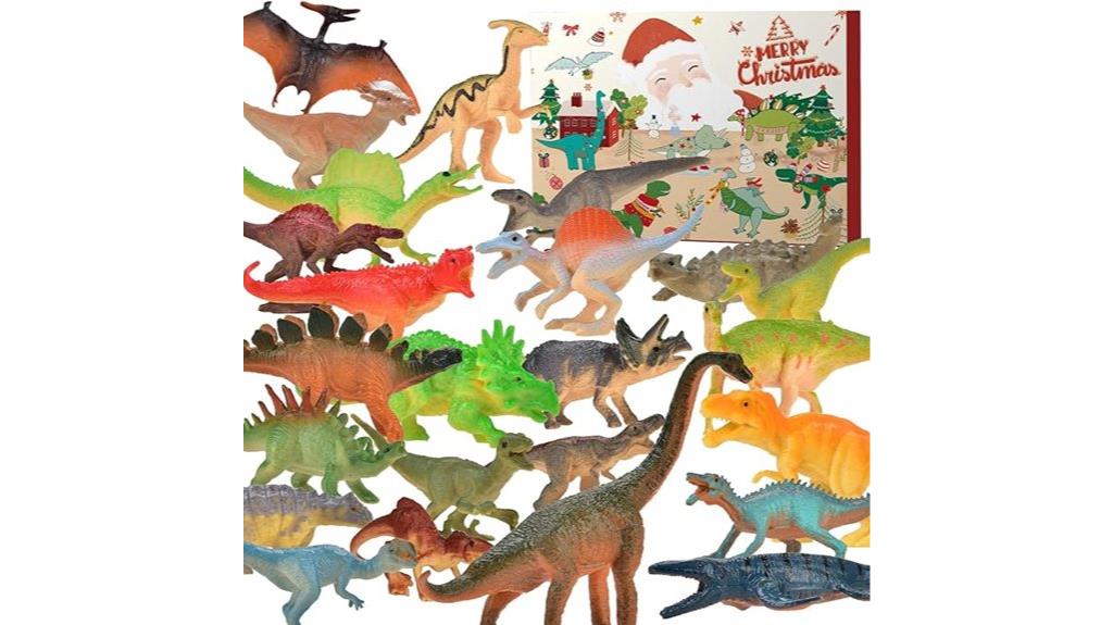 dinosaur toy countdown calendar