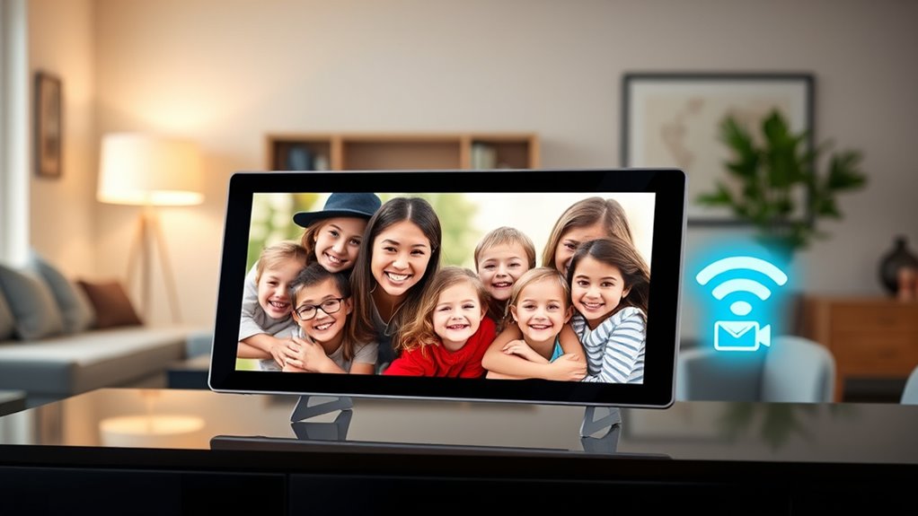 email photo sharing features