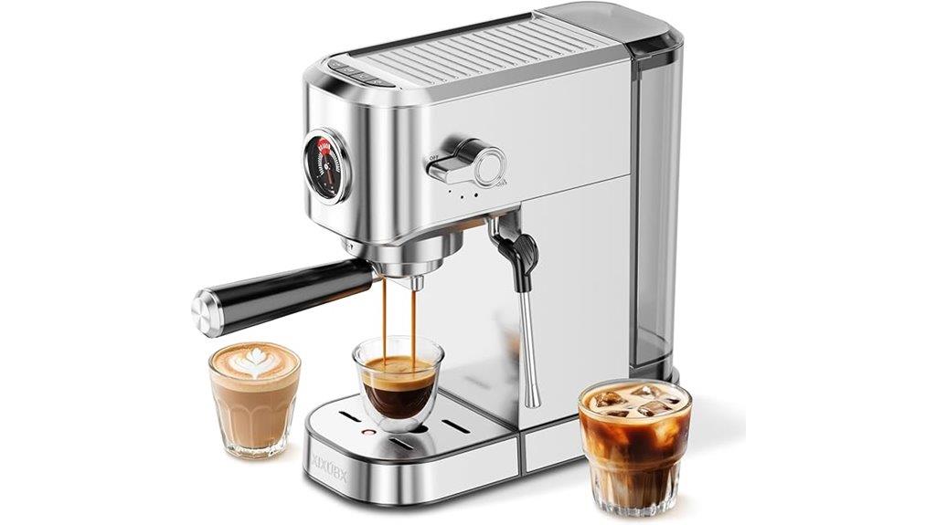 espresso machine with frother