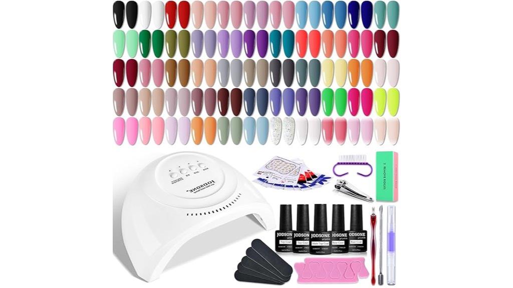 gel nail kit with light