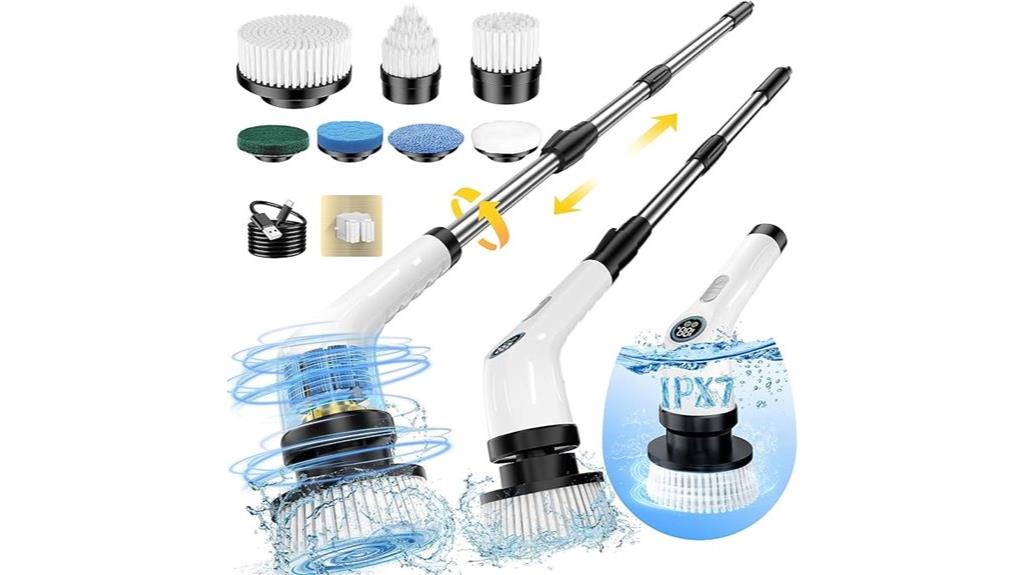 long lasting waterproof cleaning device