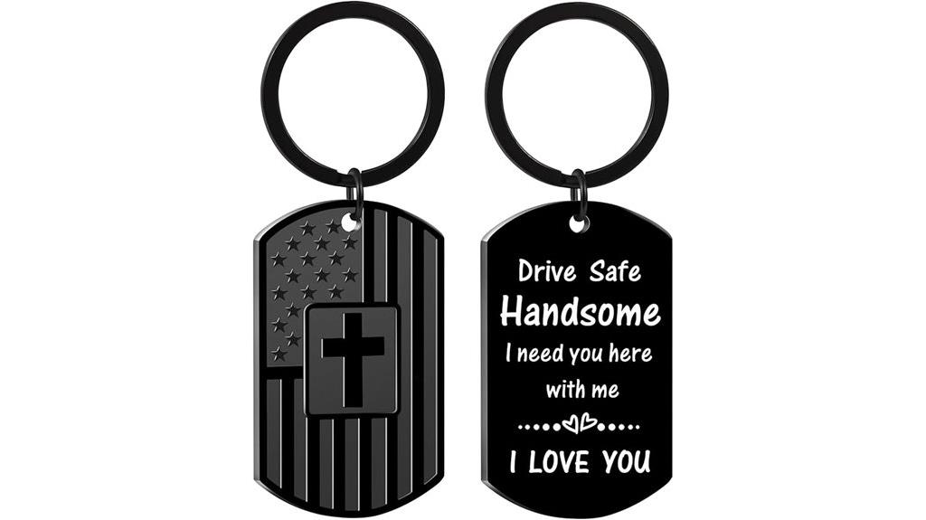 love drive safe keychain