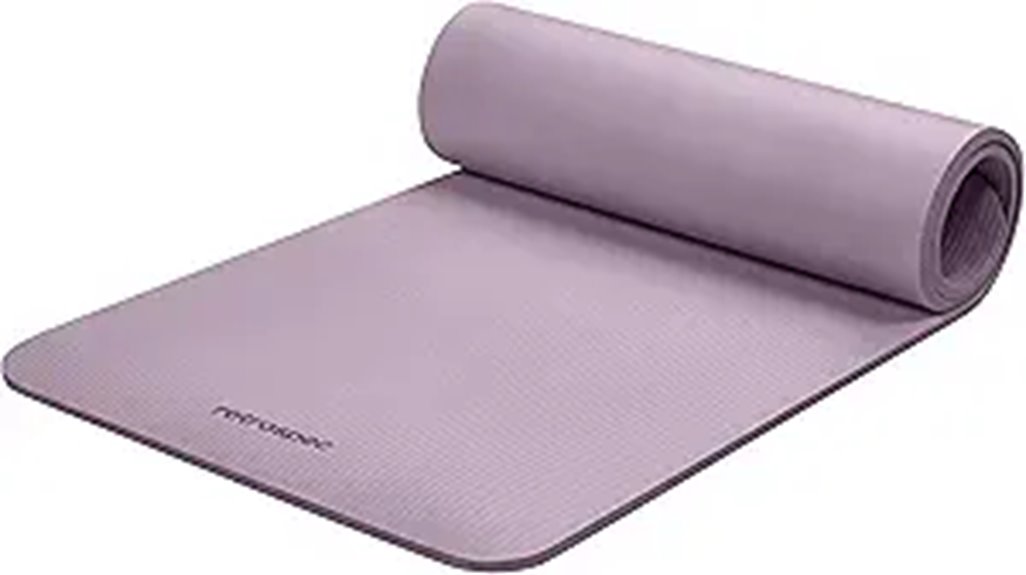 non slip yoga mat with strap