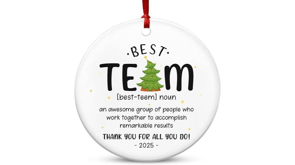 teezwonder best team ornament