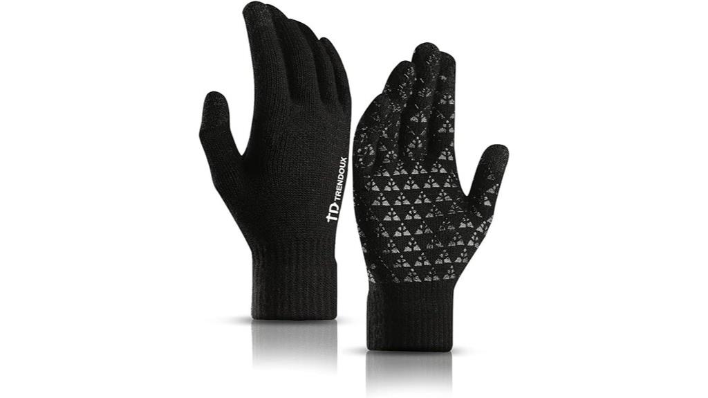 trendy winter gloves for men women