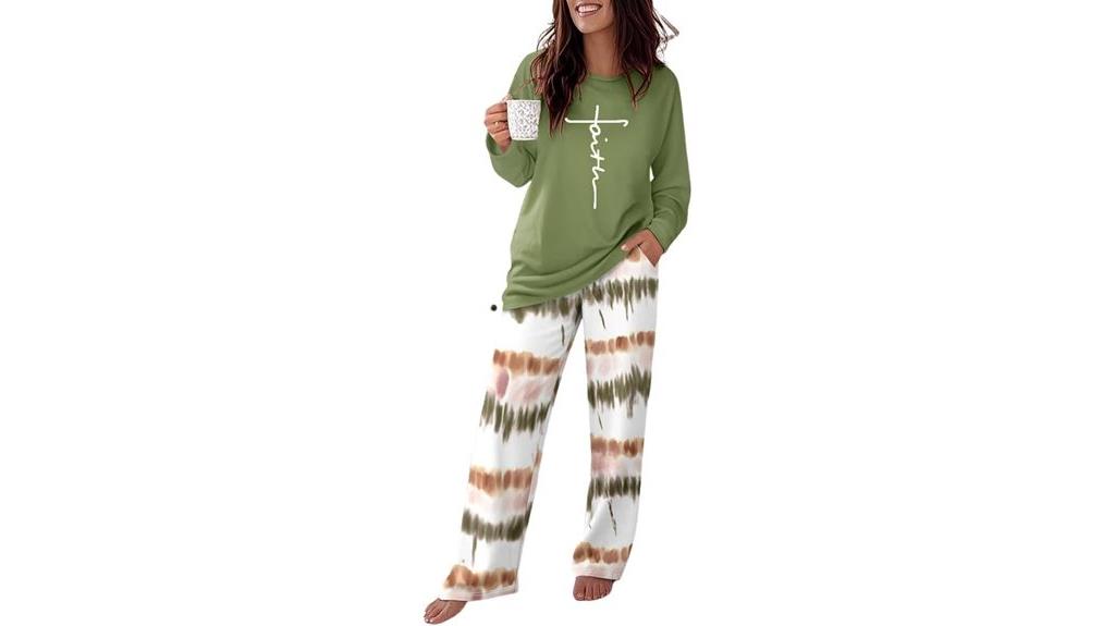 women s pajama lounge set