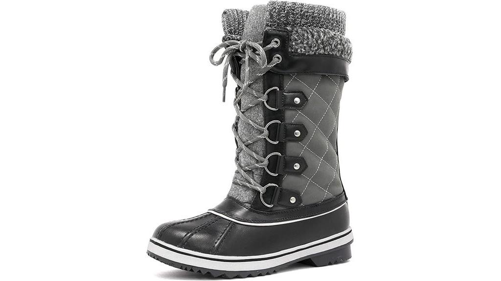 women s waterproof mid calf snow boots