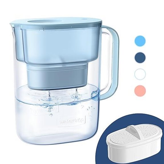 Waterdrop 10-Cup Water Filter Pitcher with 1 Filter