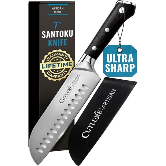 Cutluxe Santoku Knife – 7