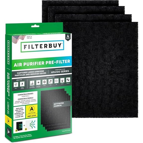 Filterbuy Activated Carbon Filters for Honeywell Air Purifier