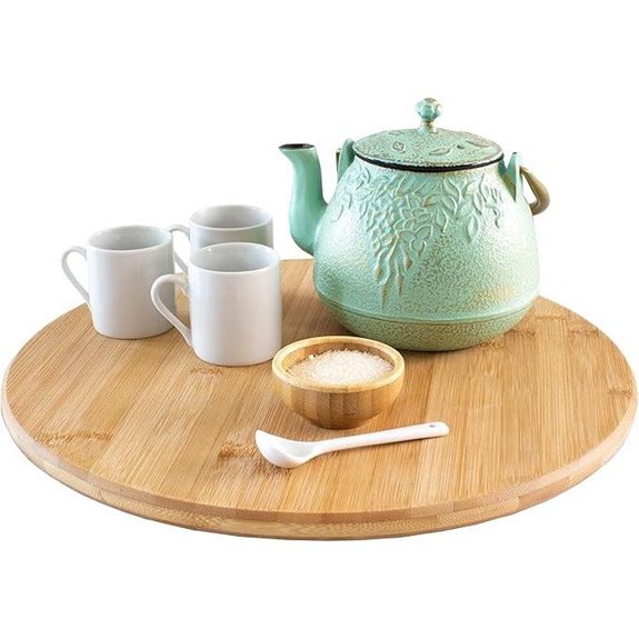 TB Home 14 Bamboo Lazy Susan Organizer