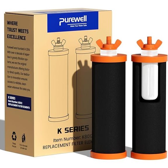 Purewell 4-Stage Water Filter Set for Berkey Systems
