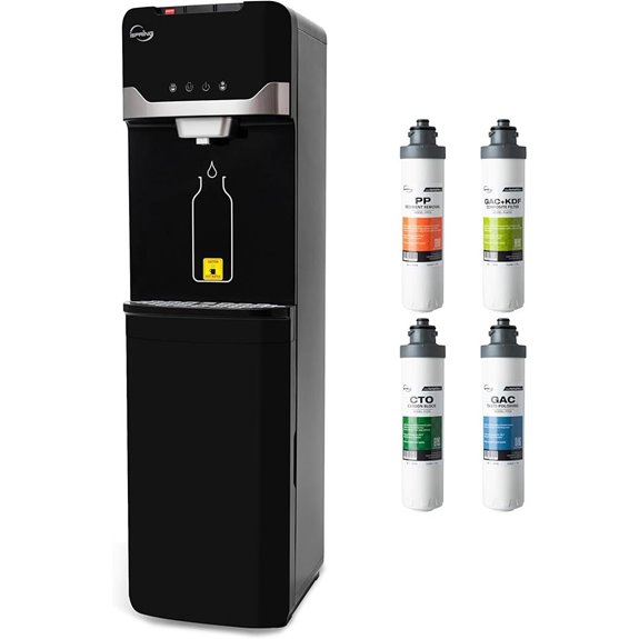 bottleless water dispenser filtration