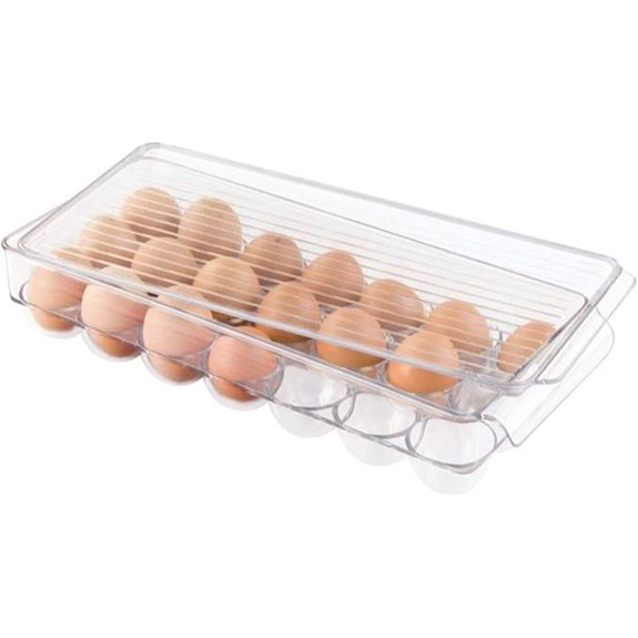 iDesign Clear 21-Egg Fridge Storage Container