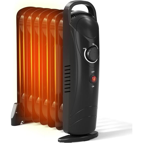 LifePlus Small Oil Filled Space Heater