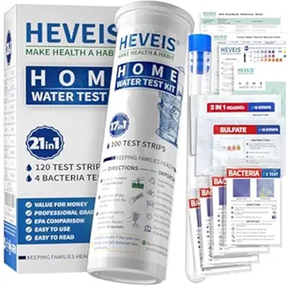 21-in-1 Water Testing Kit with 120 Strips