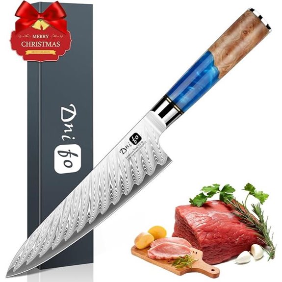 Damascus VG-10 Chef Knife with Gift Box