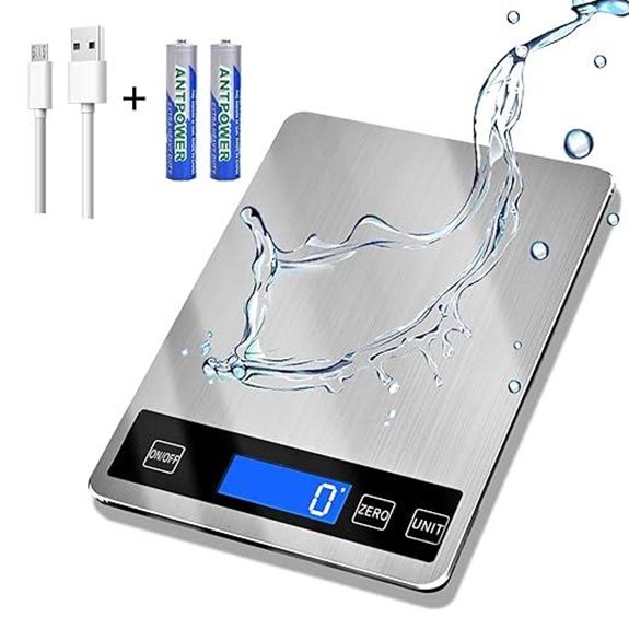 33lb Digital Kitchen Food Scale with USB Charging
