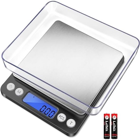 Fuzion Digital Gram Scale with 2 Trays