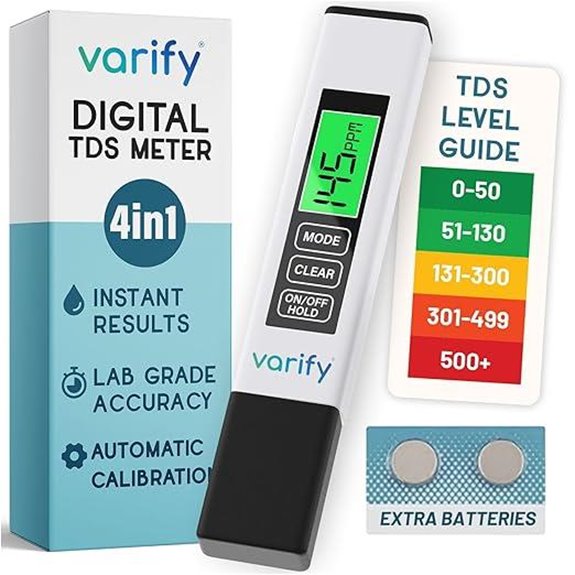 Instant 4-in-1 Digital Water TDS & Temp Meter
