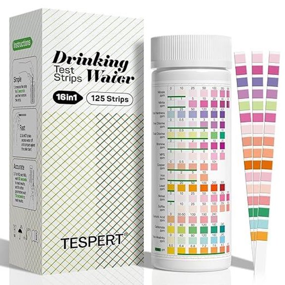 Water Testing Kit for Drinking Water (125 Strips)
