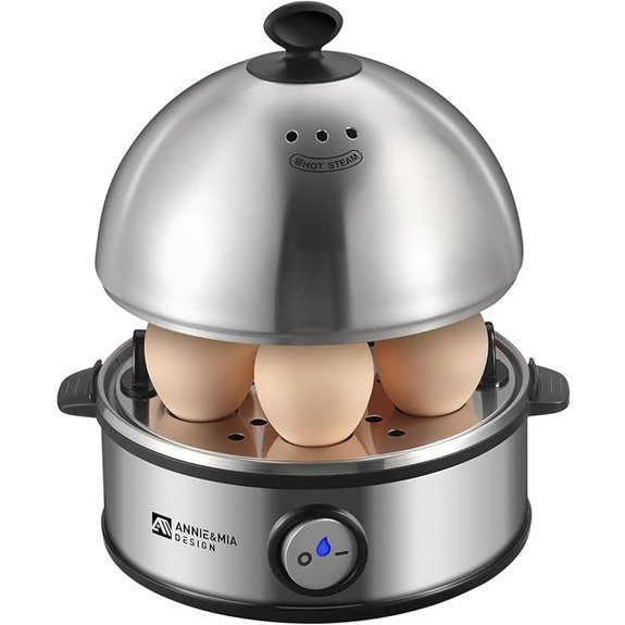 Annie & Mia Electric Egg Cooker 7 Egg Capacity