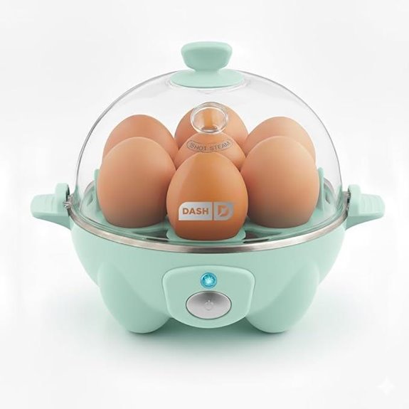 Dash Egg Cooker with Steamer and Accessories