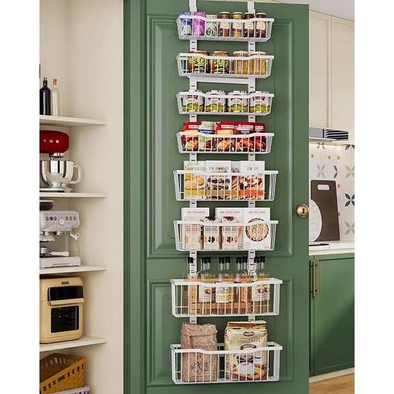 Over-the-Door 8-Tier Pantry Organizer with Baskets