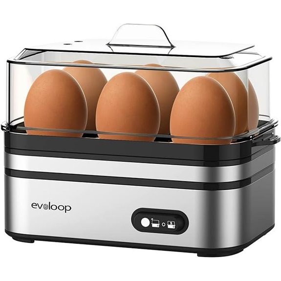 Evoloop 6-Egg Electric Cooker with Auto Shut-Off