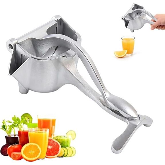 Manual Fruit Juicer with Ergonomic Grip