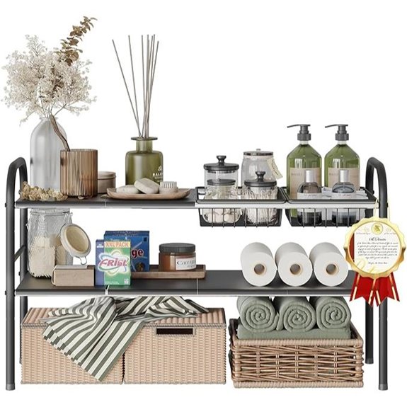 NETEL 2-Tier Expandable Under Sink Organizer