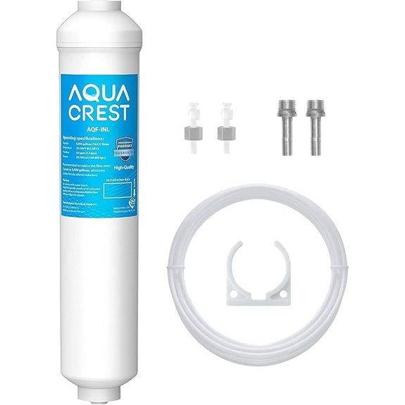 Aqua Crest 5-Year Inline Refrigerator Water Filter