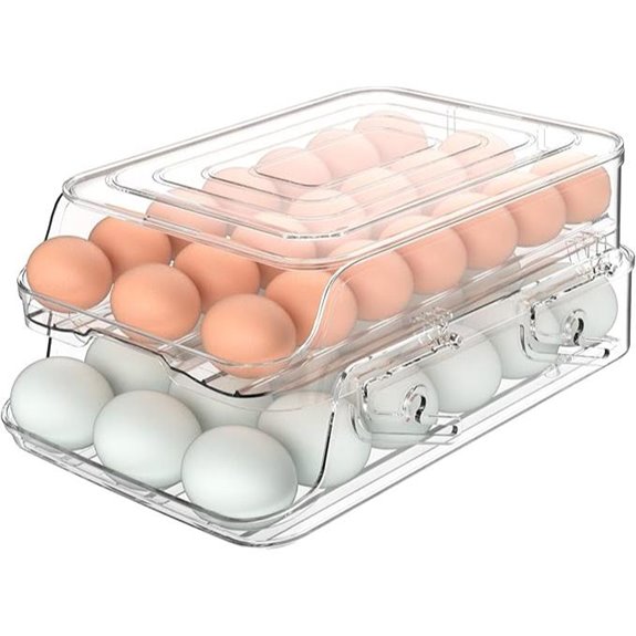 Foldable Egg Holder for Refrigerator (3 Dozen)