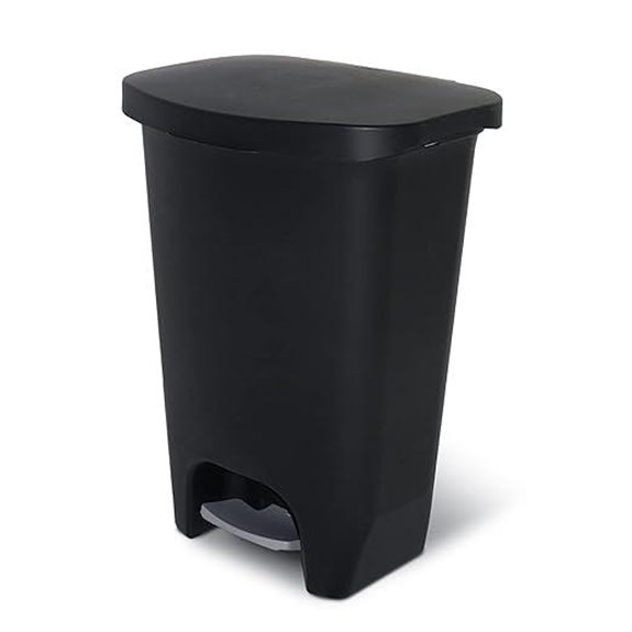 Glad 13 Gallon Trash Can with Foot Pedal and Odor Protection
