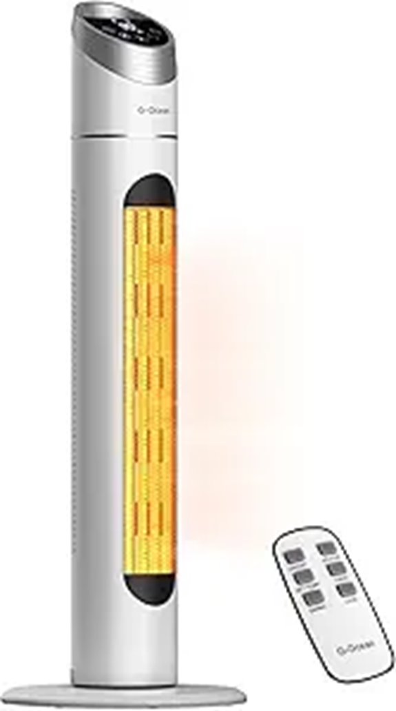 Indoor Space Heater with Timer and Remote